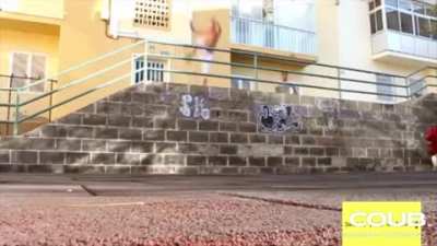 I try to do some parkour