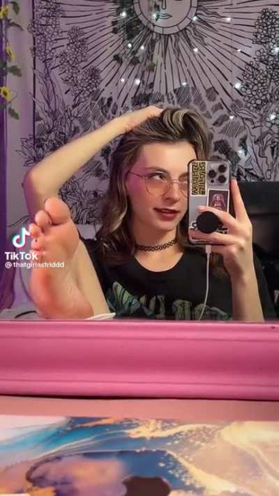 Emo girl feet