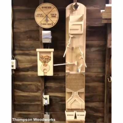 This man's bottle opener (Thompson Woodworks on youtube)