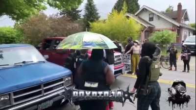 Old man gets beaten up by Justice For Patrick Kimmons 