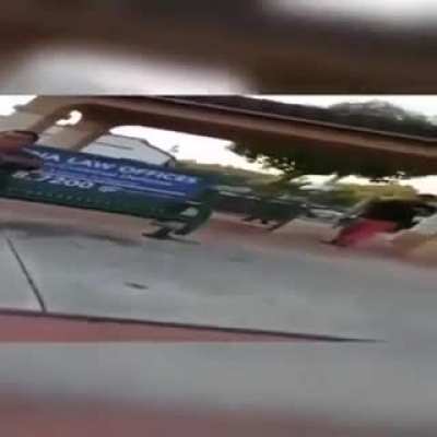 Road rage beating