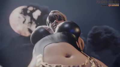 Wattson creampied (Poli<wbr>shed-<wbr>jade-<wbr>bell) [Apex Legends]