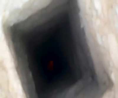 Molotov down abandoned mine shaft
