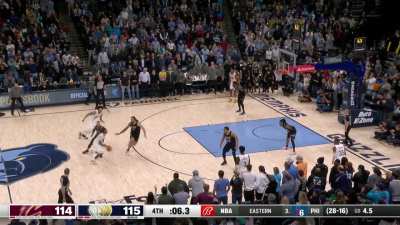 [Highlight] Steven Adams with the putback for the lead as Brooks puts the clamps on Garland to extend the win streak to a franchise record tying 11 wins!