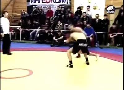 18yr old Khabib vs Islam Mamedov in 2006 Combat Sambo Tournament