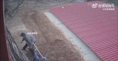 Chinese Land dispute ends with hard hit 