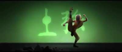 Jacob E. Mann designed this CGI intro for Avatar The Last Airbender