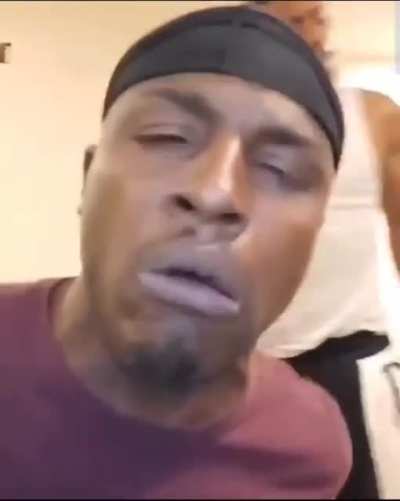 Firework in mouth