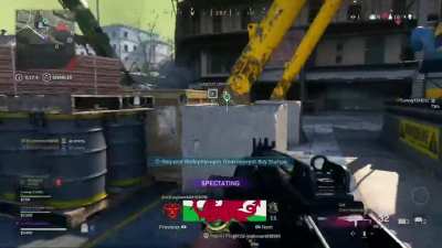Textbook play in a 1 v 5 situation