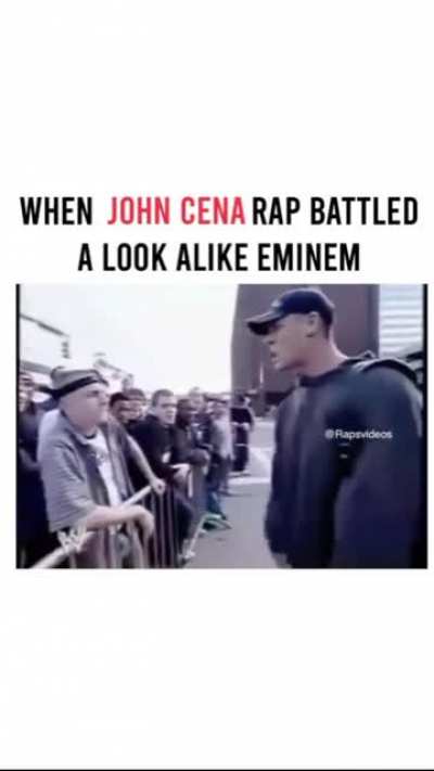 Guy loses rap battle against air
