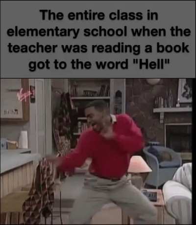 We heard a swore!
