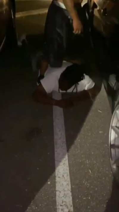 Bigger dude got his ego beaten out