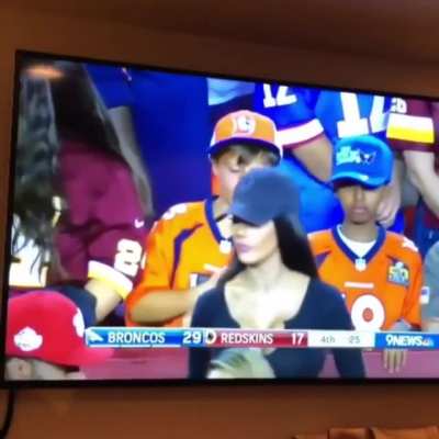 When puberty hits on on national television.