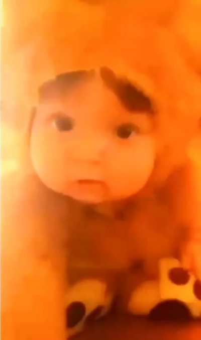 To roar like a lion