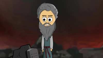 How the Ten Commandments really went down...