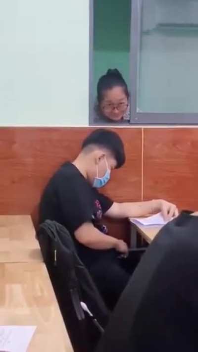 to cheat on the exams