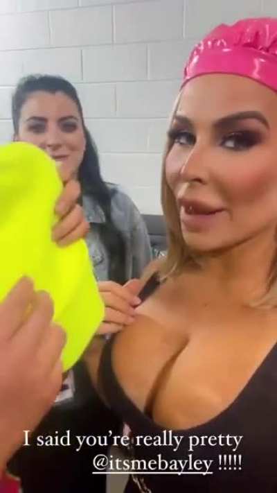 Bayley and Nattie are so Close