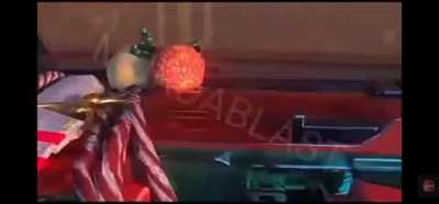 The kill effect of the upcoming legendary razorcack and QXR looks hilarious