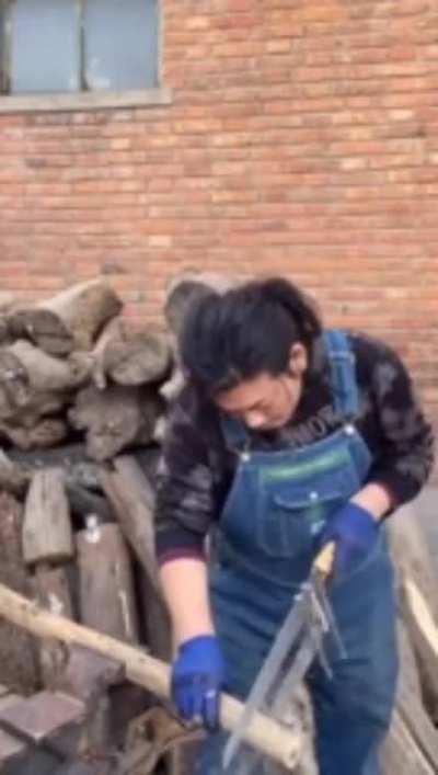 Homemade hand saw