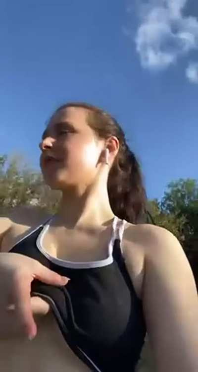 I hope an outdoor titty drop can make your day a little better