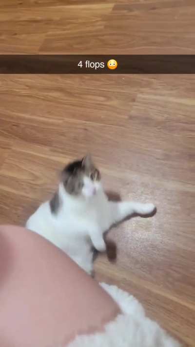 Flopping for soup that she doesn't even like 