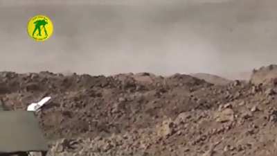Iraqi PMF destroy Two ISIS armored vehicles, Anbar Province 2015