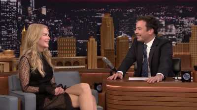 The deleted YouTube video of Jimmy Fallon and Nicole Kidman's second awkward interaction
