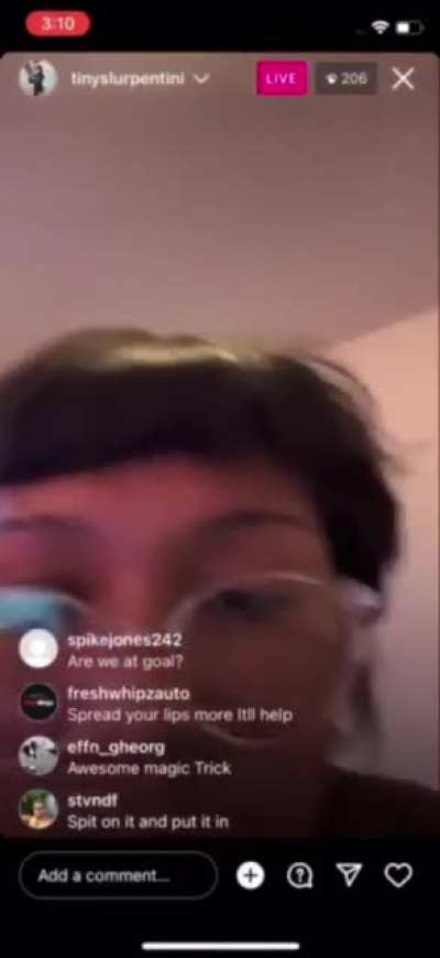 PT. 2 tiny serpentine strokes her booty<wbr>hole🍩<wbr>with cucumber dildo🍆 & tastes it & then jerks✊ it & then puts on lipgloss (THE END)…☹️