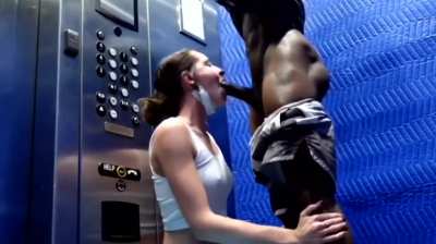 almost caught in the elevator