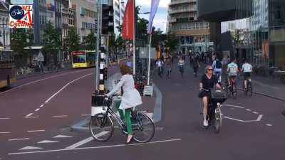 A busy morning in the Netherlands..