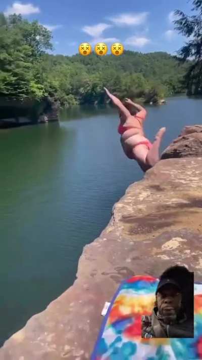 The fantastic big jump... oh no!