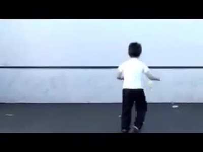 Tennis ball up against the wall