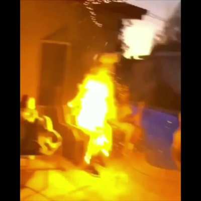 That woman on fire