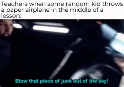 Then they grab it in the air and toss it in the recycle bin.