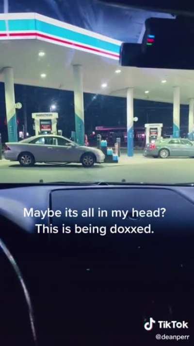 All of this guys TikToks are him filming random cars and claiming they’re “stalking” him. He keeps asking for “Project Veritas” to protect him and dox these people