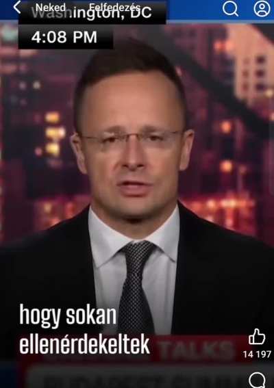 Szijjártót barátja állította le élő adásban: 