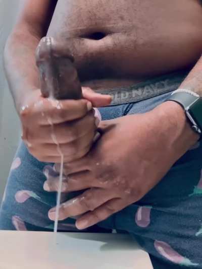 First nut of the day, probably going to get one off at work.