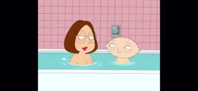 Yeah I don’t blame Stewie for running away. That’s freaky as heck