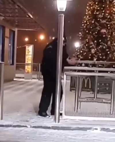 Drunk vs pole