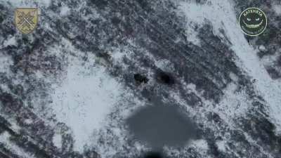 Russian Soldier kills himself with a grenade after being bombed by a drone of the 