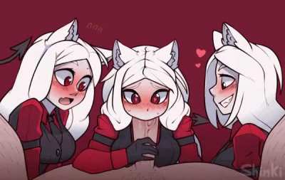 Cerberus Blowjob [Helltaker]