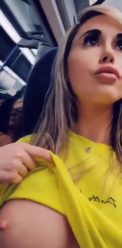 Train Boob Flash