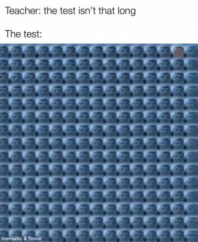 The teacher is a liar
