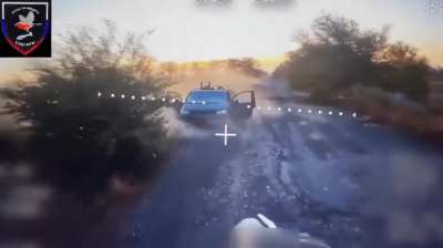 Russian fiber-optic drones strike a AFU VAN and an M113 APC