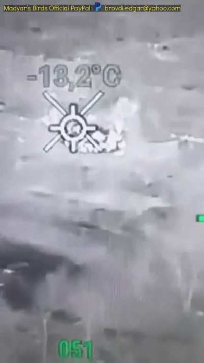Madyar - UA drone recon. Quick demo of the Thermal Camera on a Mavic 3T and a few comments on drone speculators at the end. Morning of the 11th Feb. Subtitled