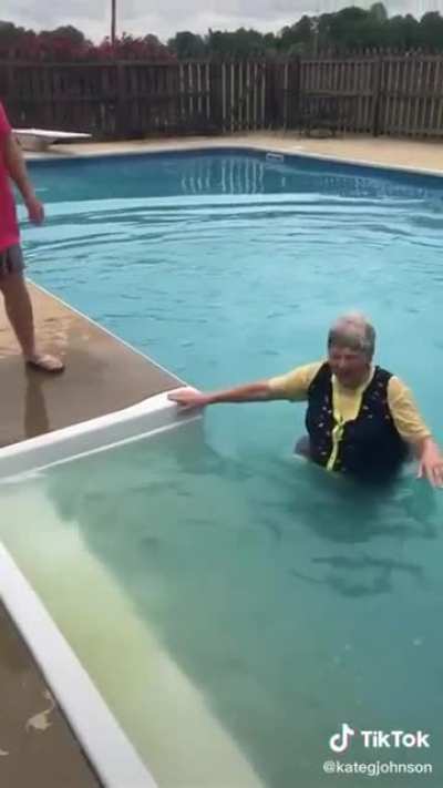 Grandmas reaction caused some action