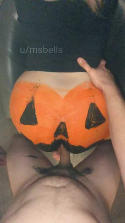 finally found someone to carve my pumpkin