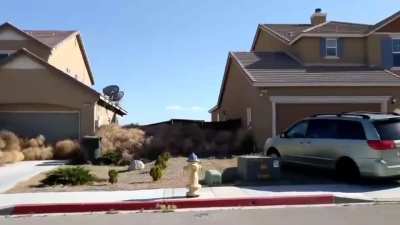 Town gets overrun by thousands of tumbleweeds
