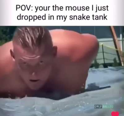 Sliding menacingly