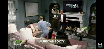 Khloe spanking her ass